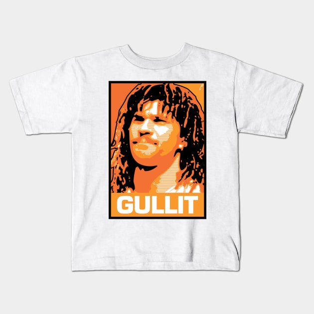 Gullit - NETHERLANDS Kids T-Shirt by DAFTFISH